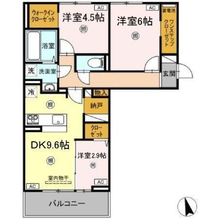 サンセール問屋町（303） 間取り図画像