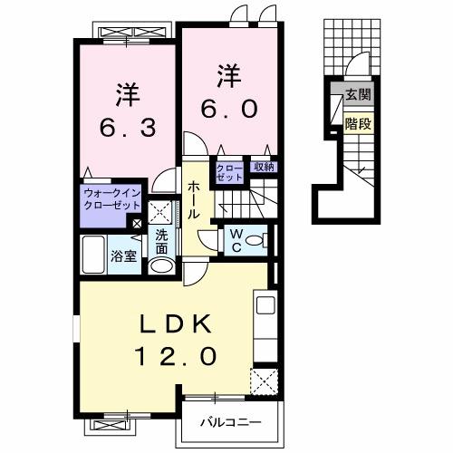 エトワール（202） 間取り図画像