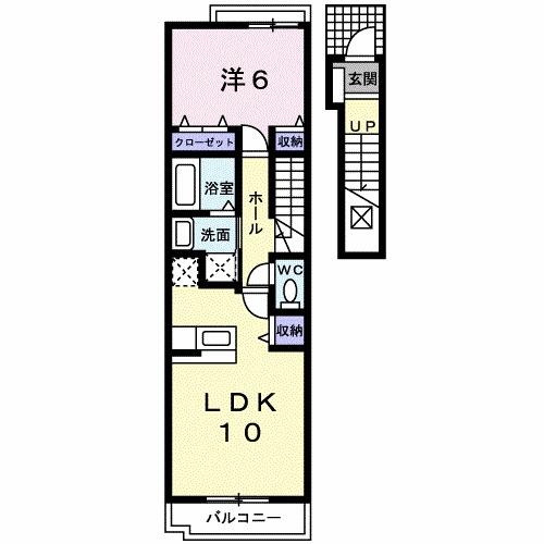 ｃｏｍｏｄｏ　ｃａｓａ　源（206） 間取り図画像
