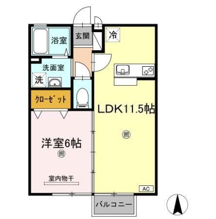サンライズ（203） 間取り図画像