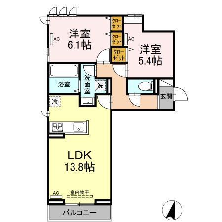 アーバンライフヒロ（306） 間取り図画像