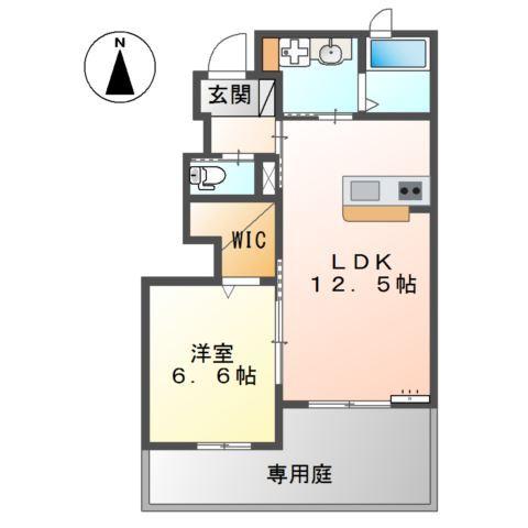 Ｈ＆Ｃ　ＣＲＥＣＩＡ　立花 間取り図画像