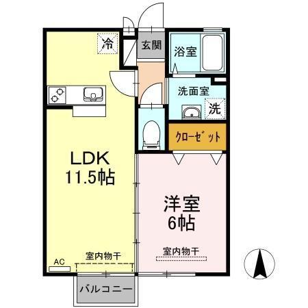 サンライズ（202） 間取り図画像