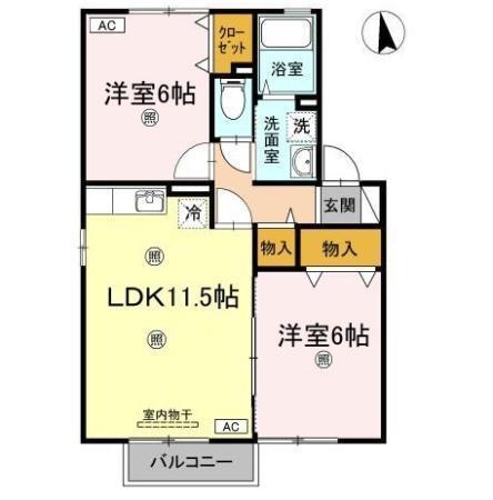 グラン･カネイ（203） 間取り図画像