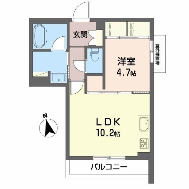 ＨＬ９　ｔｏｍｉｄａｂａｓｈｉ（203） 間取り図画像