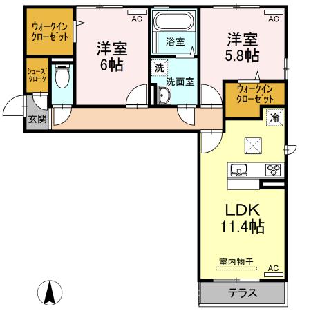  間取り図写真