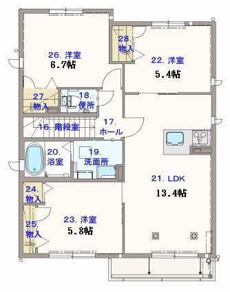  間取り図写真