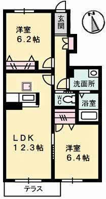  間取り図写真