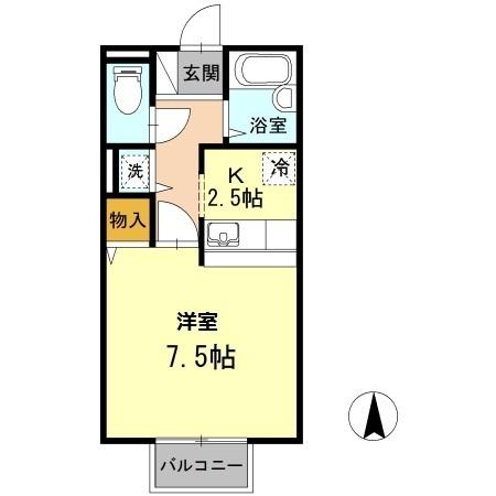 セジュールＭＩＹＡ（102） 間取り図画像