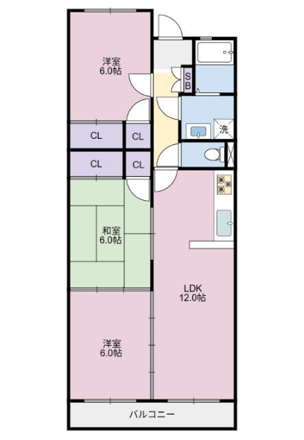 ハイメゾン北島（303） 間取り図画像