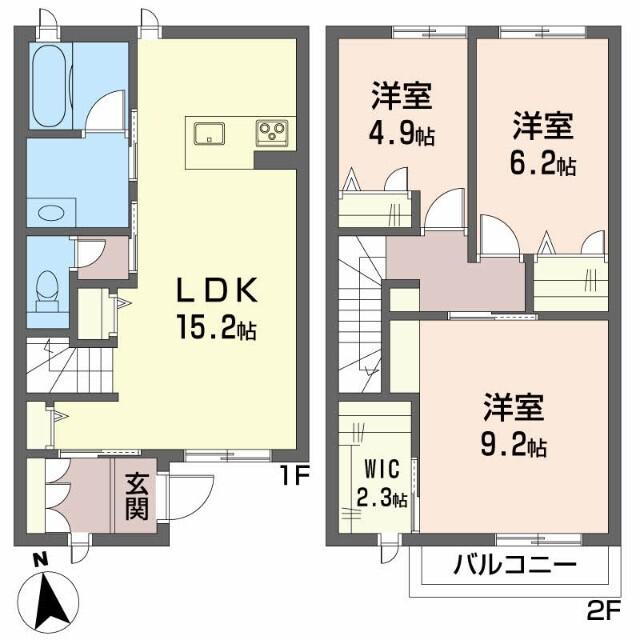 シャーメゾン　グローカル（102） 間取り図画像