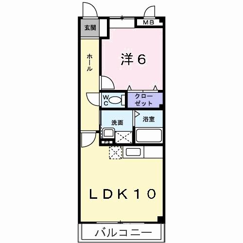 ヴィラージュ・コート（201） 間取り図画像