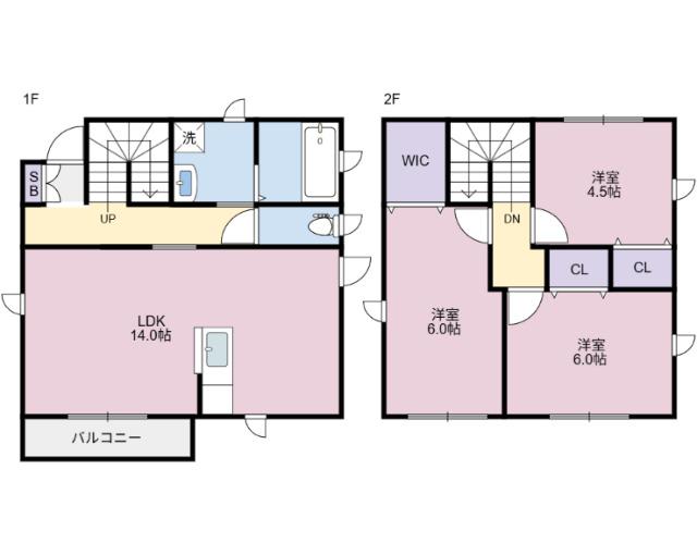リブライフ末広Ⅱ（G） 間取り図画像