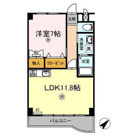 プレタ２１（402） 間取り図画像