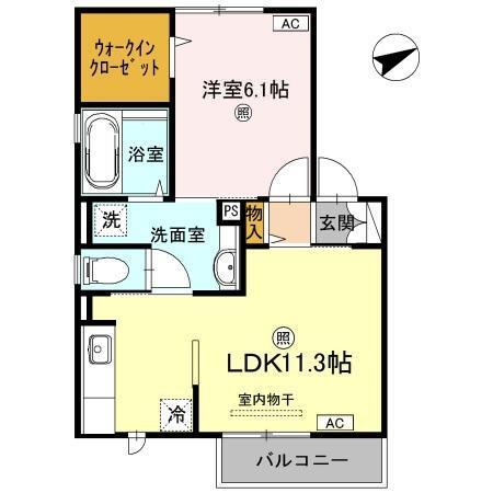 グラン・カネイⅡ（202） 間取り図画像