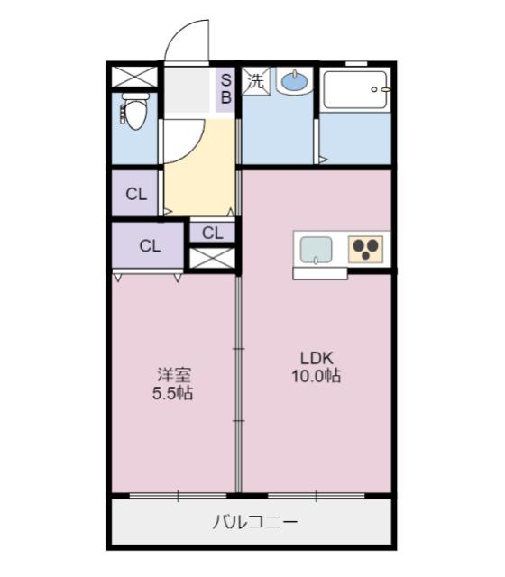 イオンハイツ（22） 間取り図画像