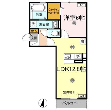 キャトルセゾン（205） 間取り図画像