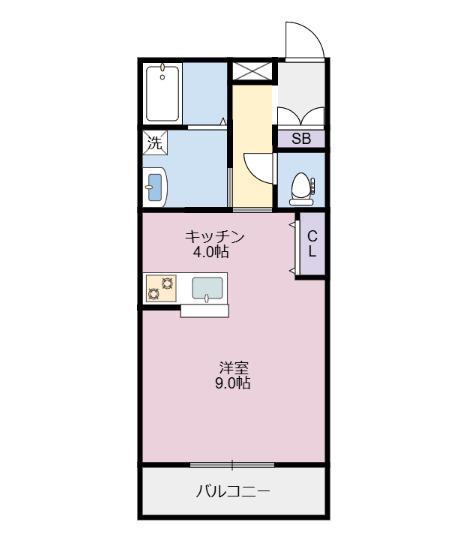 プレジデント川内（105） 間取り図画像