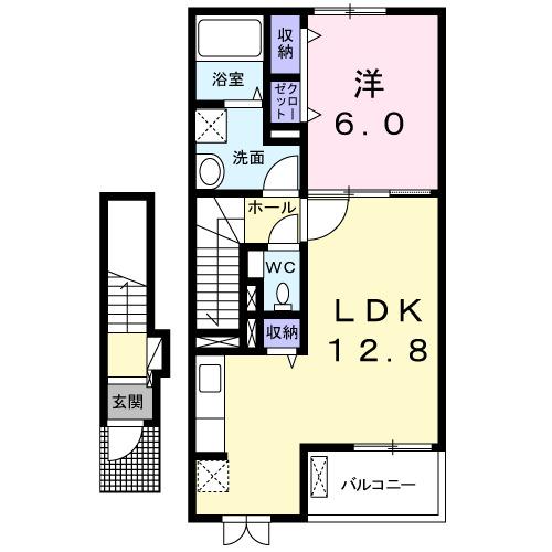 コッティ　クワハラⅠ（205） 間取り図画像