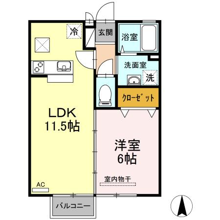 サンライズ（102） 間取り図画像