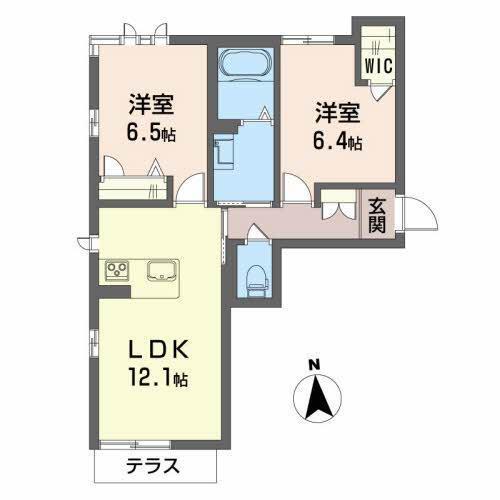 シャーメゾンガーデン福島　Ｃ棟（103） 間取り図画像
