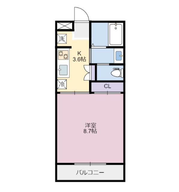 Jenks Villa（207） 間取り図画像
