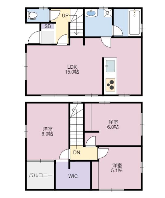 クラシオタウン（C） 間取り図画像