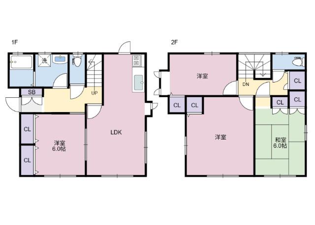 北島町高房戸建（-） 間取り図画像
