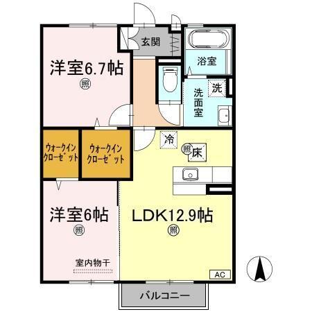 ラ・ソラーレ　Ⅰ棟（102） 間取り図画像