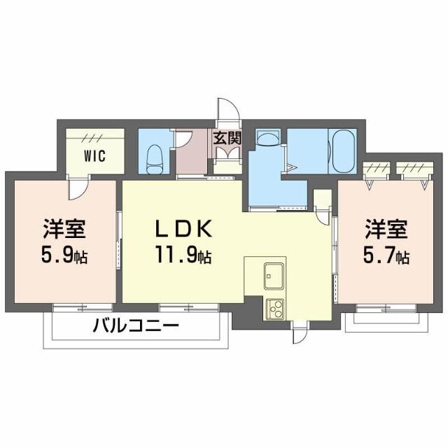 ＢＥＲＥＯ　Ｃｏｍｆｏｒｔ　Ｋｉｔａｓｈｉｍａｄａ（B302） 間取り図画像