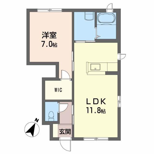 シャーメゾンルミエール川内（102） 間取り図画像