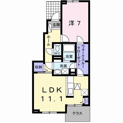 ウィルレジデンスⅨ（102） 間取り図画像
