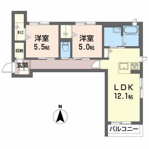 ベレオ南矢三（205） 間取り図画像