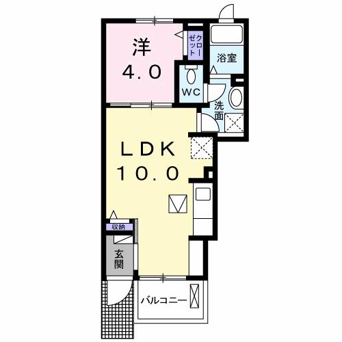 ルミナス名東　Ⅰ（105） 間取り図画像
