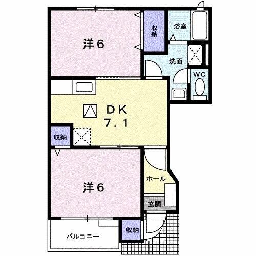 ベルメゾン高島Ｉ（103） 間取り図画像