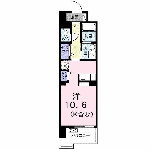 グランクリュ佐古　ＷＥＳＴ（802） 間取り図画像