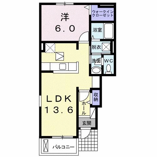 ラリュール　Ⅰ（101） 間取り図画像