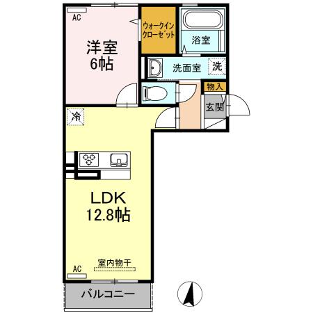 キャトルセゾン（303） 間取り図画像