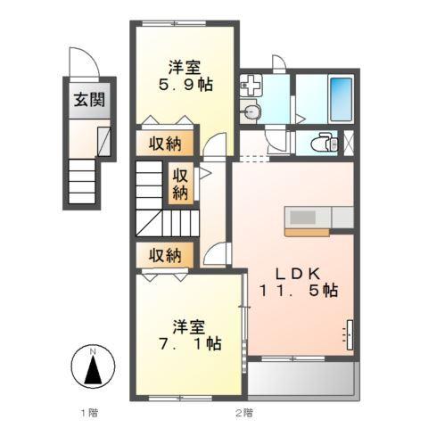  間取り図写真