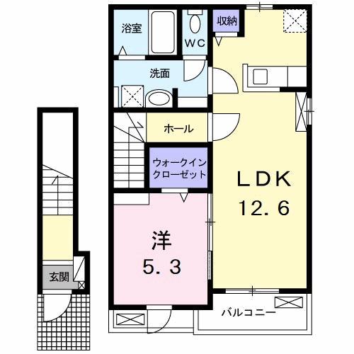 ルミエール古庄Ⅰ（202） 間取り図画像