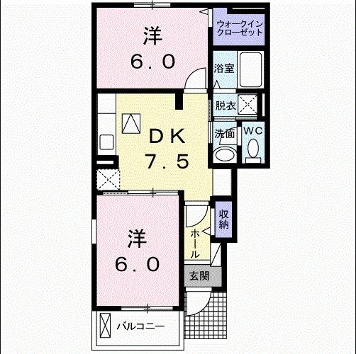 グラーディア（101） 間取り図画像