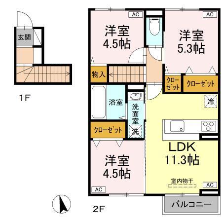 間取り図写真