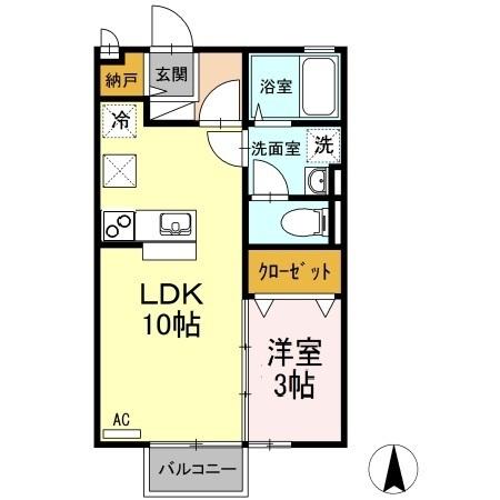 ヴィラセゾンⅢ（105） 間取り図画像