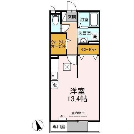 ヴィラセゾン５（102） 間取り図画像