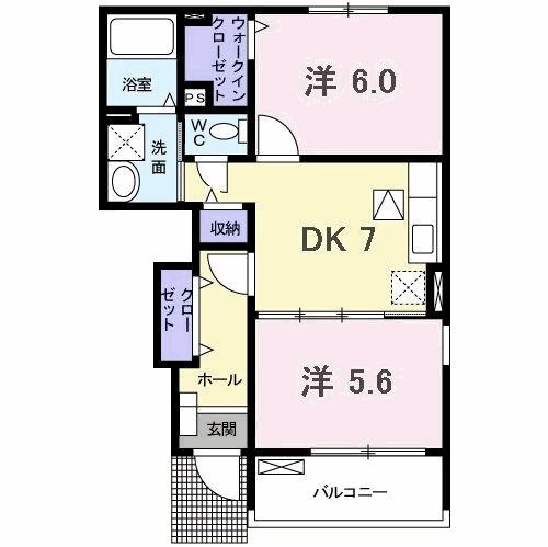 サンパティーク・パレス　Ｂ（103） 間取り図画像