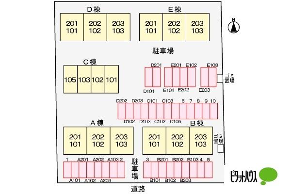 ビレッジあいＣ（103） 駐車場