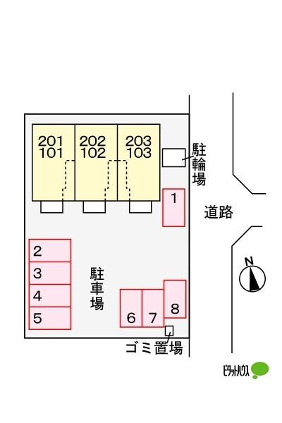 コーポ・マリ（102） 駐車場