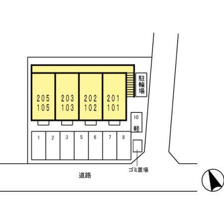 ヴィラセゾン５（102） 駐車場