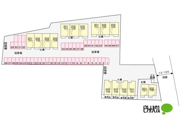 サンパティーク・パレス　Ｂ（103） 駐車場