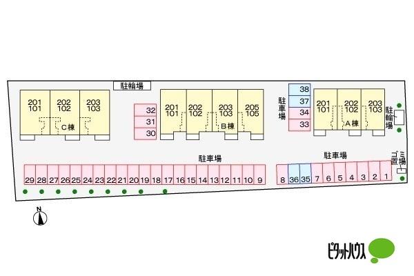 グランデ　成長　Ｂ（101） 駐車場